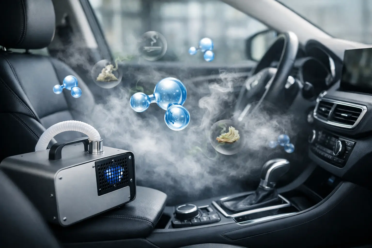 Auto Geruch entfernen mit Ozon