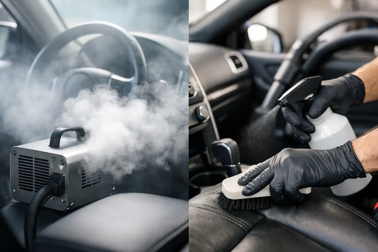 Ozonbehandlung oder Innenreinigung Auto?